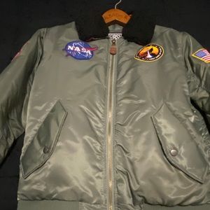 Bomber Jacket “Wolves on Mars” by rsvlts